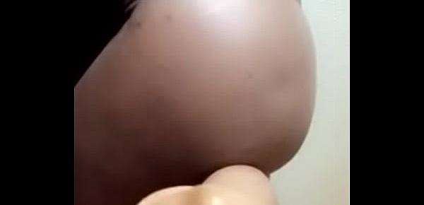  Lovable Amber toy play from the back
